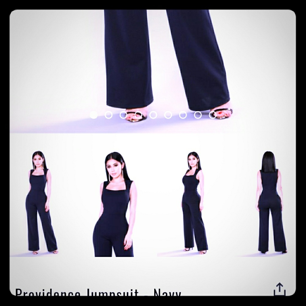 Fashion Nova Navy Blue jumpsuit